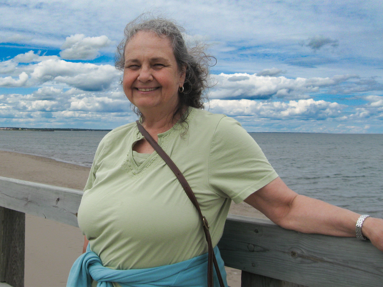 Elaine Mandrona profile photo on Bouctouche Boardwalk